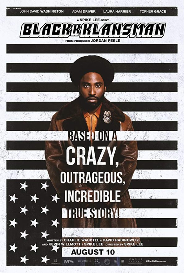 Affiche du film BlacKkKlansman - J'ai infiltré le Ku Klux Klan